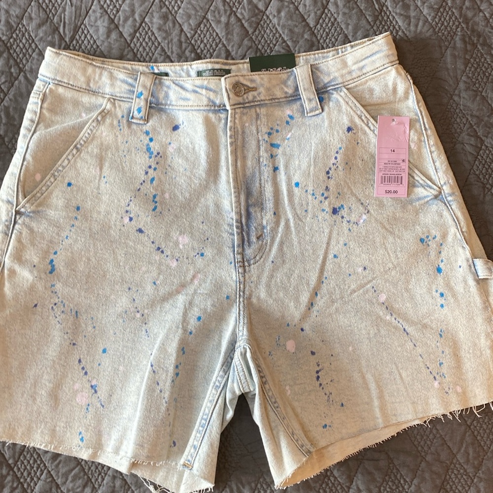 NWT Wild Fabel Highest Rise Utility Short